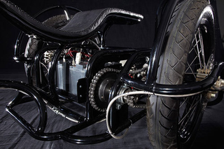 Illustration for article titled The Electric Tricycle that Mad Max Would Ride